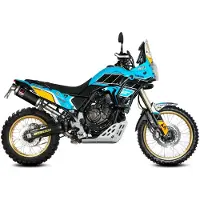 MIVV Dakar Auspuffsystem Mit Eg-Be S/O BL - TENERE700 19-