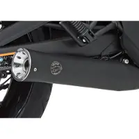 Falcon Double Groove Auspuffanlage VULCAN S650 15-16 BL KAT