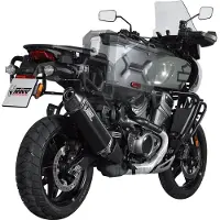 MIVV Speed Edge Auspuff HD.003.LRB schwarz für Harley Pan America Unisexohne Farbe681 - Motorradteile - Motorrad Auspuff