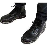 John Doe Iron Stiefel V2.0 schwarz 45 Herrenschwarz45 - Motorradbekleidung - Motorradstiefel & -schuhe