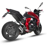 MIVV Auspuff Double Gun silber für Honda CB 1000 R 2008-2017 Unisexsilber000 - Motorradteile - Motorrad Auspuff