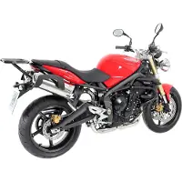 Hepco & becker Alurack STREET TRIPLE/R -12 SCHW. schwarz