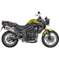 Akrapovic Line Titanium Tiger 800 11-16 Ref:s-t800so1-hzaat Nicht Homologierter Slip-on-schalldämpfer
