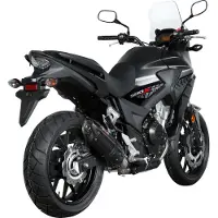 MIVV Suono Auspuff schwarz H.067.L9 für Honda CB 500 X 2017-2018 Unisexohne Farbe391 - Motorradteile - Motorrad Auspuff