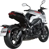 MIVV MK3 Auspuff S.056.LM3B schwarz für GSX 1000 S Katana Euro4 Unisexohne Farbe080 - Motorradteile - Motorrad Auspuff