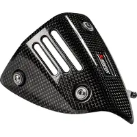 Akrapovic Hitzeschutz Carbon für Vespa GTS/GTV 125-300 Unisexohne Farbe120 - Motorradteile - Motorrad Auspuff