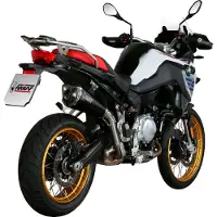 MIVV Delta Race Auspuffsystem mit EG-BE S/O BL - F750/F850 GS/ADV 18-