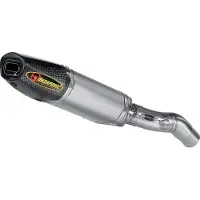 Akrapovic Auspuff Slip-On Titan für Kawasaki ZX-6 R 2007-2008 Unisexohne Farbe830 - Motorradteile - Motorrad Auspuff