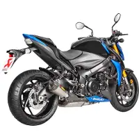 Akrapovic Line Titanium&carbon Gsx-s 1000/f 15-18 Ref:s-s10so11-hasz Nicht Homologierter Slip-on-schalldämpfer