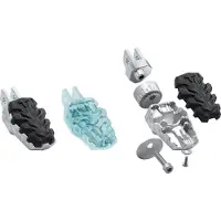 SW-Motech Fußrasten-Kit Evo NC/CROSSR./CROSST./SV650 Aluminium