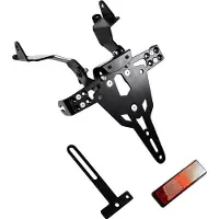 Zieger Kennzeichenhalter Pro für Aprilia RS 125 2008-2012 Unisexblau/grau000 - Motorradteile - Anbauteile