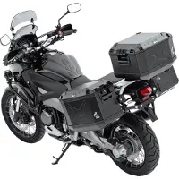 Hepco & becker Alu-Koffer Xplorer 40 SCHWARZ, LINKS, 40 LITER schwarz