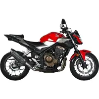 MIVV Suono Auspuffsystem mit EG-BE S/O 2-1 BL - CB500F 19-23