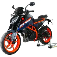 MRA Sportscheibe NSPM schwarz für KTM Duke 390 2024- Unisexneutral004 - Motorradteile - Anbauteile