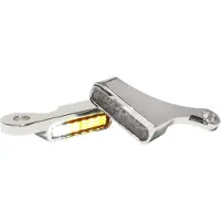 HeinzBikes Led Armaturen Blinker Chrom BLINKER+PL,FXST 15-17 CHR