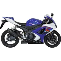 MIVV Suono Auspuffsystem mit EG-BE S/O 4-1 BL - GSX-R600/750 08-10