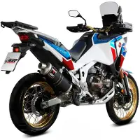 MIVV Dakar Honda Crf 1100 L Africa Twin 2020-24 H.079.lekb Homologierter Slip On Schalldämpfer