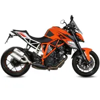 MIVV Auspuff MK3 Paar silber für KTM 1290 Superduke 2014-2019 Unisexsilber002 - Motorradteile - Motorrad Auspuff
