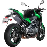 MIVV Double Gun Auspuff K.045.LDGB schwarz für Kawa Z 900 2017- Unisexneutral051 - Motorradteile - Motorrad Auspuff