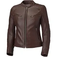 Held Robin Damen Dark Braun Motorrad Lederjacke Größe 42