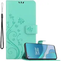 Cadorabo Hülle für OnePlus 8T mit Blumen Muster