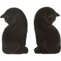 Jline 2er-Set: Buchstützen in Schwarz - (H)16 cm - onesize
