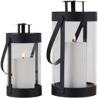 Ebuy24 Lampe Bondi Schwarz 15 x 15 cm | Gr.: onesize