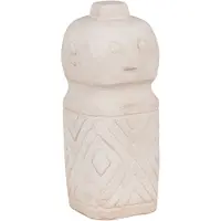 House Nordic | Dekoration Julie Beige Keramik 6.5x6.5x15 cm | NADUVI