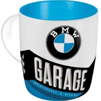 Nostalgic Art Tasse "BMW-Garage" 330 ml Unisexblau/grau060 - Motorradzubehör - Geschenkideen