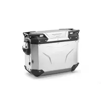 Givi Trekker Outback EVO Seitenkoffer 37 L Monokey, 37L, rechts, Silber orange