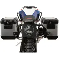 Hepco&Becker Xplorer Cutout Kofferset silber für BMW F 900 GS Unisexschwarz000 - Motorradzubehör - Motorradgepäck