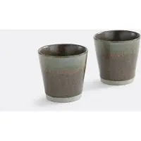La redoute interieurs 2er-set Tassen Arzana, Steingut Mit Reaktiver Glasur