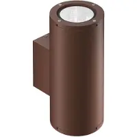 Beneito Faure Sunset XL 16W LED-Wandleuchte Innen- & Außenbereich, IP65, indirektes Licht, Lichtfarbe wählbar 2700K/3200K/4000K, Corten -