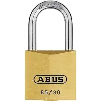 ABUS Zylindervorhangschloss 85/30HB24 gl Schlosskörperbreite 30 mm Messing gleichschliessend 0402