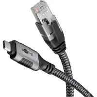 Goobay Ethernet-Kabel USB-C 3.1 auf RJ45, 5 m