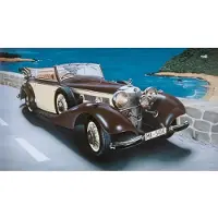 Italeri 3701, Oldtimer-Modell, Montagesatz, 1:24, MERCEDES BENZ 540K, Mehrfarbig, Land vehicle model