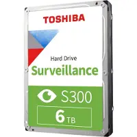 Toshiba S300 Surveillance, 6 TB, 7200 RPM, 256 MB, 3.5", Serial ATA III