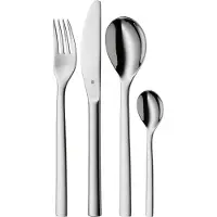 WMF Nuova Besteck-Set, 4-teilig 12.9111.6040, 210 g, 140 mm, 245 mm, 250 mm, 380 g