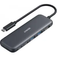 Anker 332, USB Typ-C, HDMI, USB 3.2 Gen 1 (3.1 Gen 1) Type-A, USB 3.2 Gen 1 (3.1 Gen 1) Type-C, 5000 Mbit/s, 30 Hz, 3840 x 2160, 3840 x 2160 Pixel