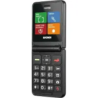 Brondi Flipper, Klappgehäuse, Dual-SIM, 6,1 cm (2.4"), 1,3 MP, 800 mAh, Schwarz