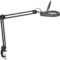 MAUL LED-Lupenleuchte Viso, Klemmfuß, schwarz