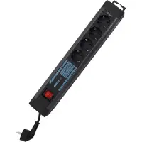 REV Steckdosenleiste 4-fach KS ÜSS+NF SupraGuard Schalter 2,5m
