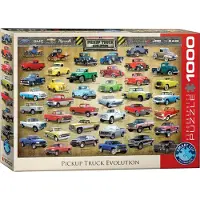 Eurographics Puzzle Evolution der Pick-ups 1000 Teile