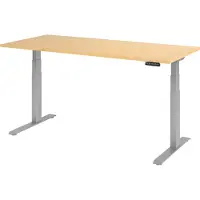 Hjh OFFICE PRO XDKB 19 S - Ahorn 180 x 80 elektrisch höhenverstellbar