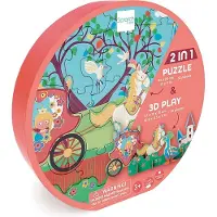 Scratch 2in1 Spielpuzzle 3D Prinzessin 32 Teile