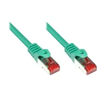 Varia Patchkabel Cat. 6 S/FTP, 20m, PiMF, grün, RJ45, PVC-Mantel