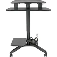 Tripp Lite Rollbarer Schreibtisch TV-Monitorwagen Höhenverstellbar WWSSRDSTC