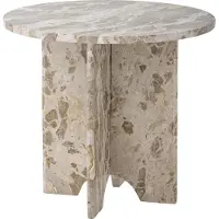 Bloomingville Blooming Ville Jasmia Beistell Tisch | Braun | Marmor | 82064058