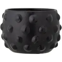Bloomingville - Parvin Deko-Blumentopf, Schwarz, Terrakotta