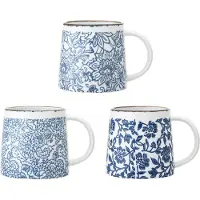 Bloomingville Blooming Ville Molly Becher | Blau | Steinzeug | 82045642